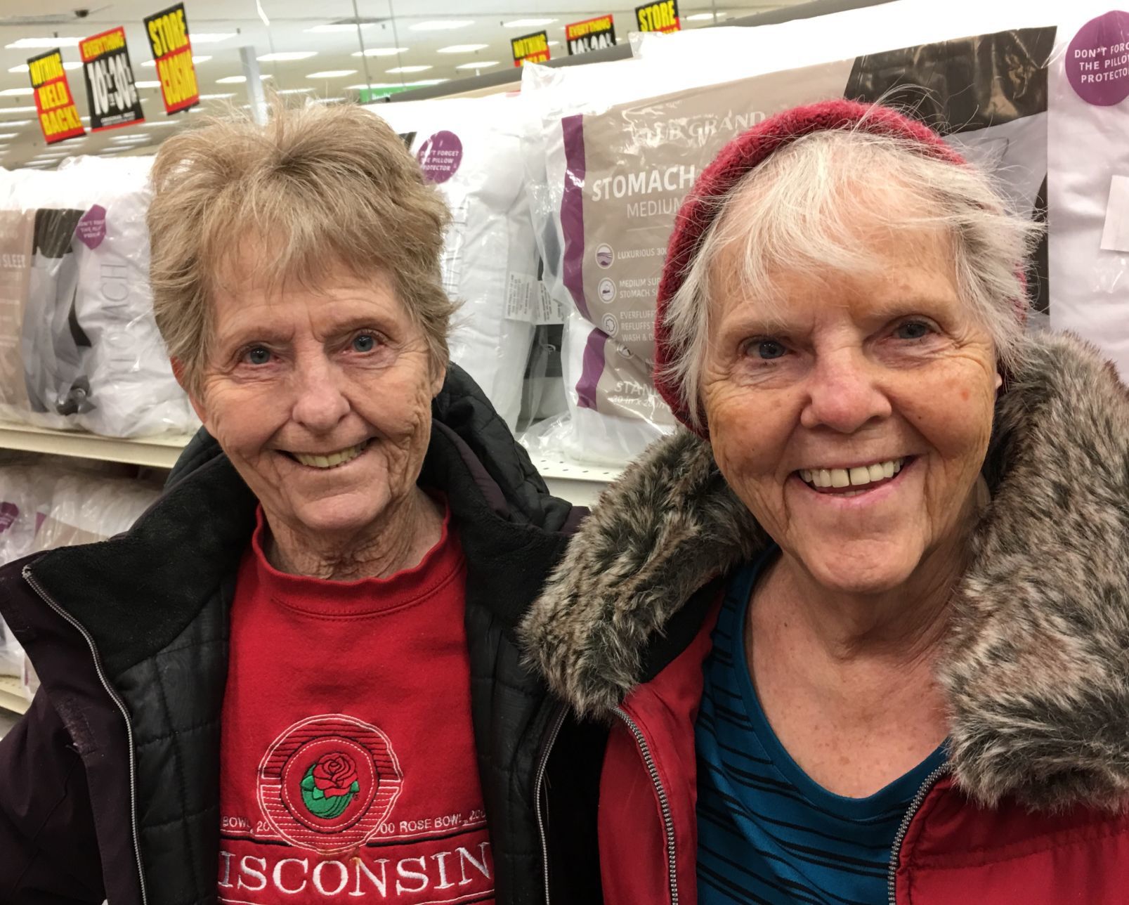 Shopping sisters at Shopko